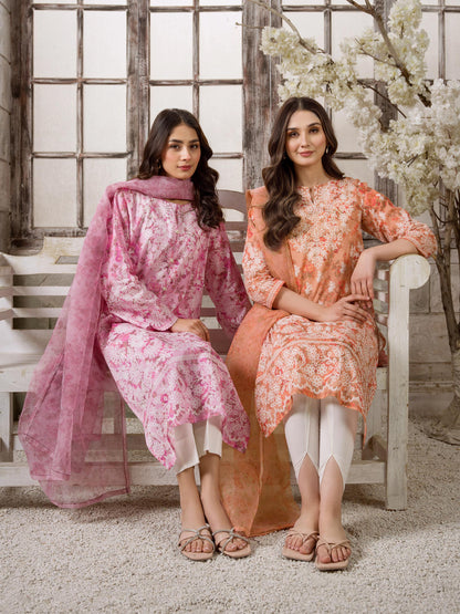 2 Piece Lawn Suit-Printed(Unstitched)