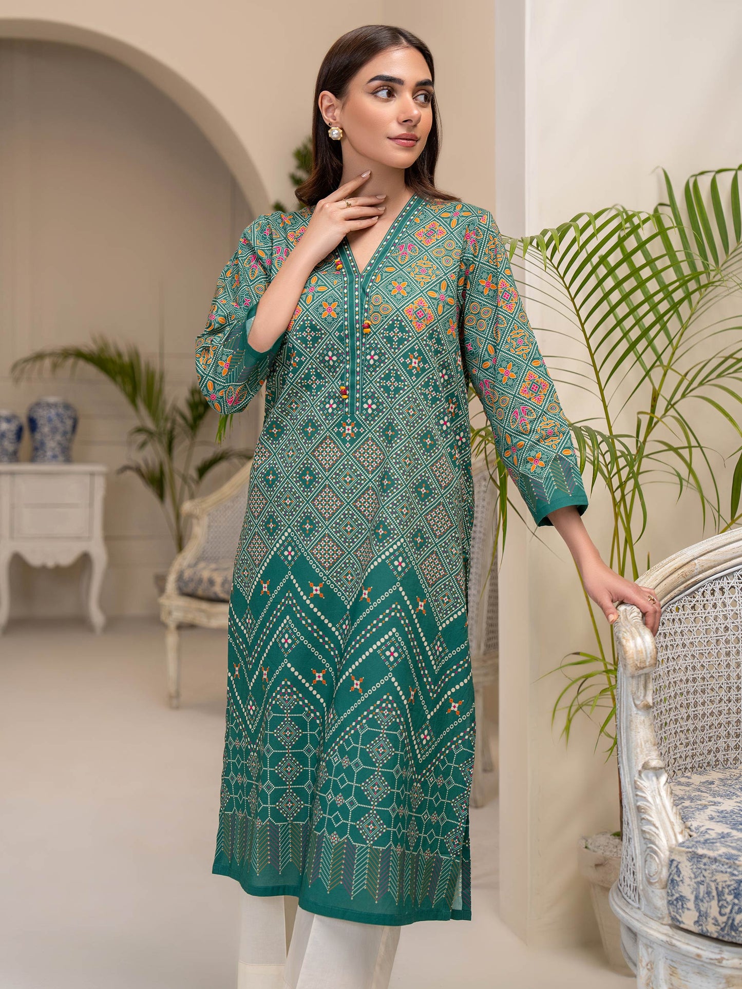 Lawn Shirt-Printed (Unstitched)