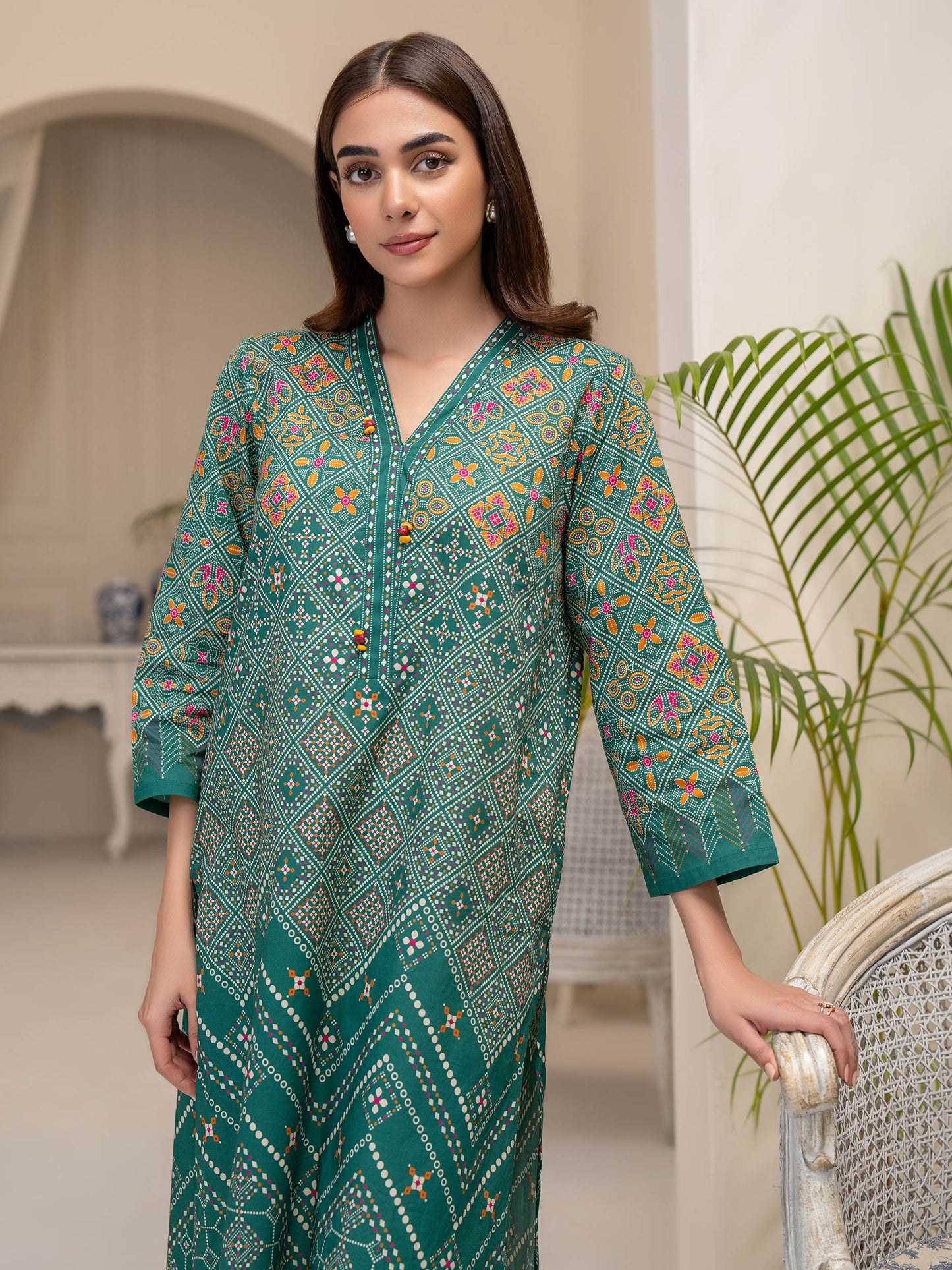 Lawn Shirt-Printed (Unstitched)
