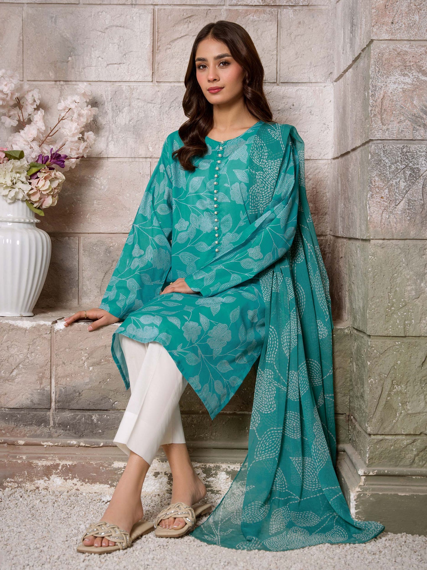 2 Piece Lawn Suit-Printed (Unstitched)