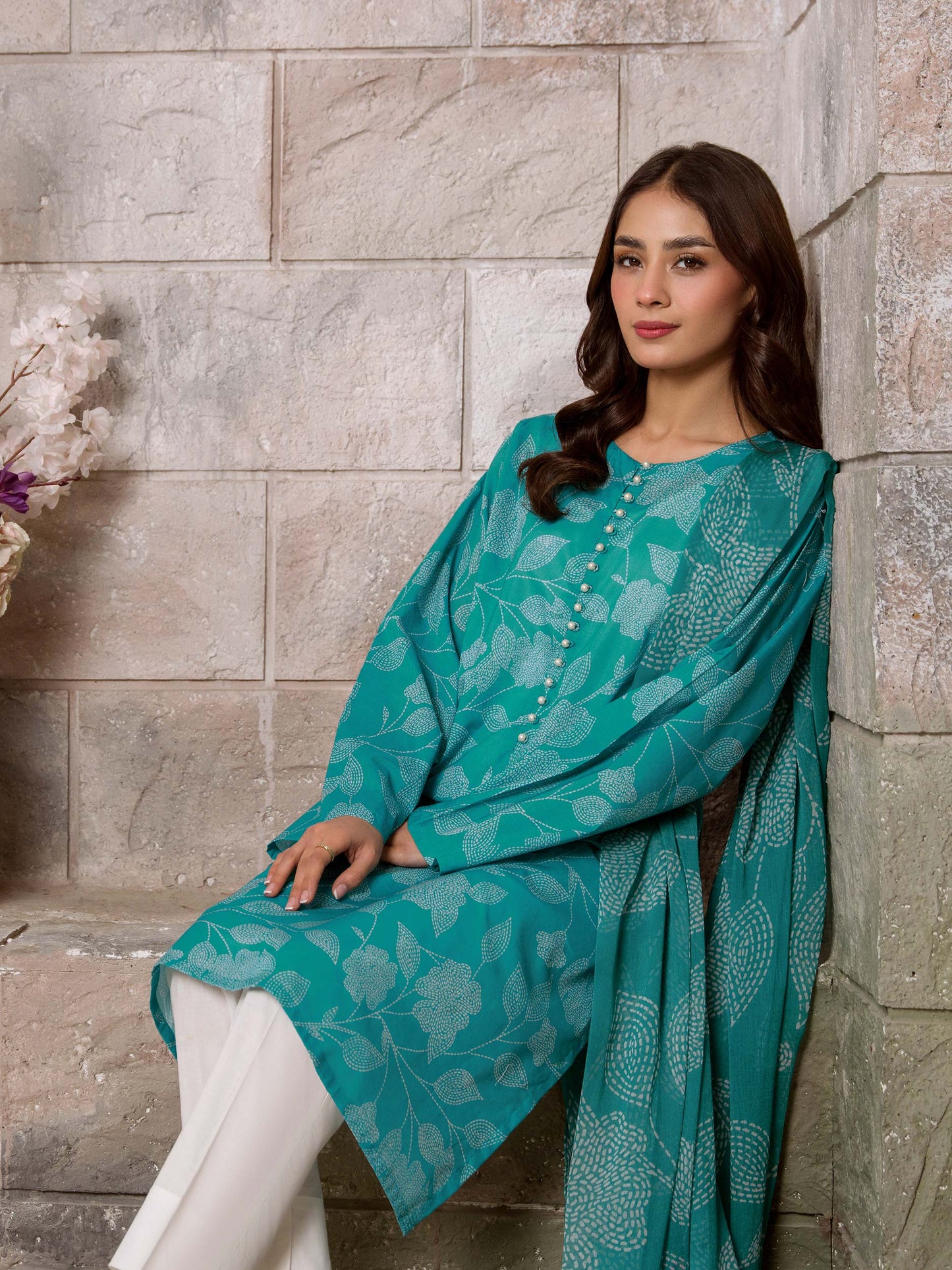2 Piece Lawn Suit-Printed (Unstitched)