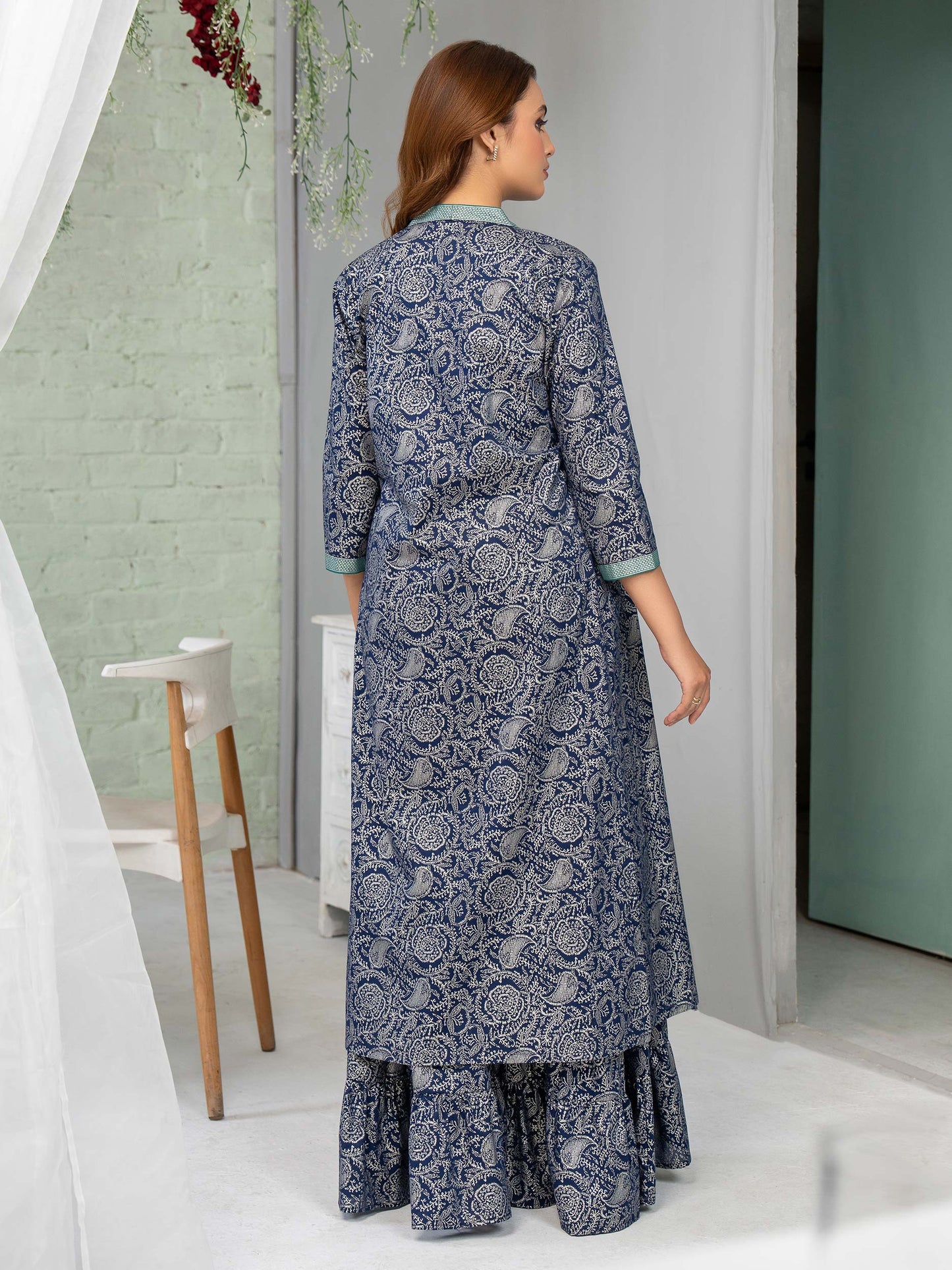 Lawn Shirt-Paste Print(Unstitched)