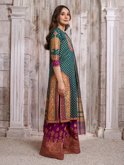 3 Piece Lawn Suit-Paste Print (Unstitched)