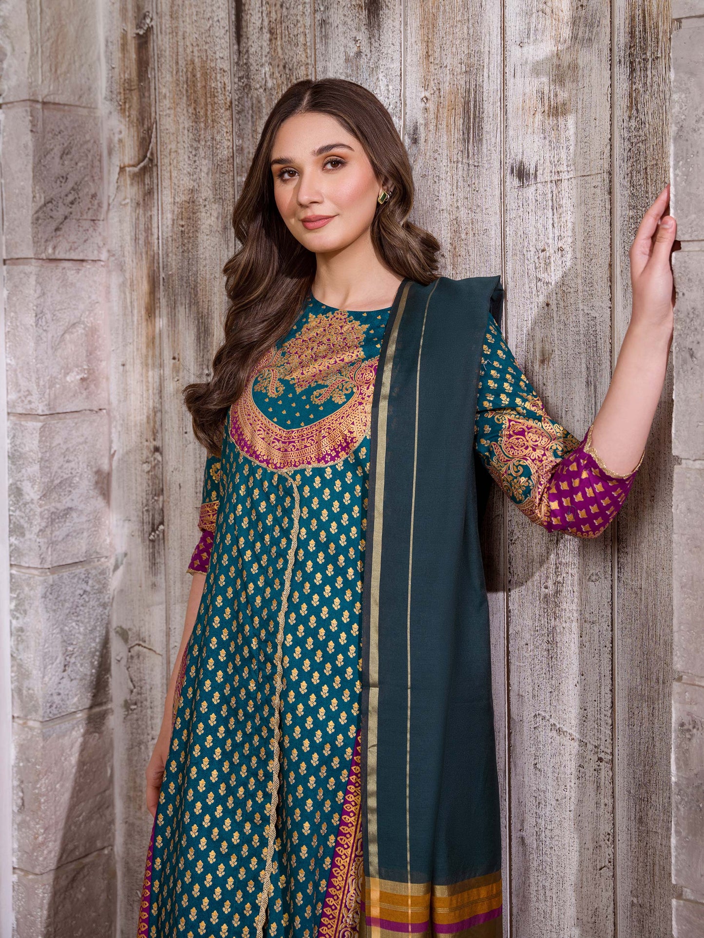 3 Piece Lawn Suit-Paste Print (Unstitched)