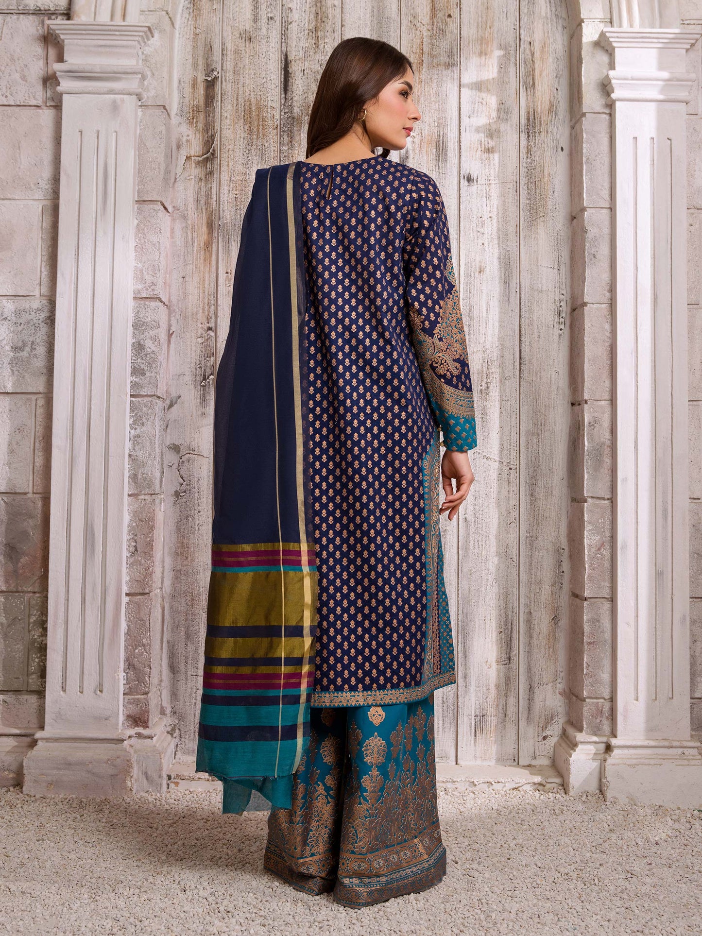3 Piece Lawn Suit-Paste Print (Unstitched)