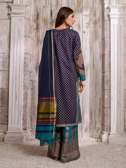 3 Piece Lawn Suit-Paste Print (Unstitched)