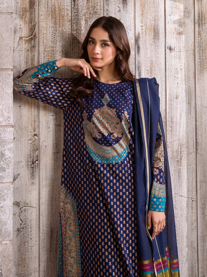 3 Piece Lawn Suit-Paste Print (Unstitched)