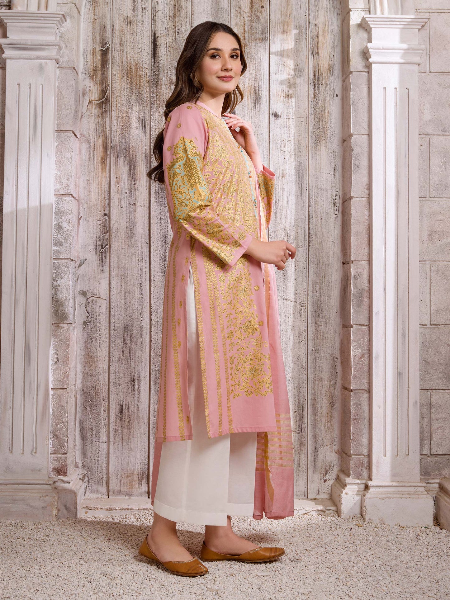 2 Piece Lawn Suit-Paste Print (Unstitched)