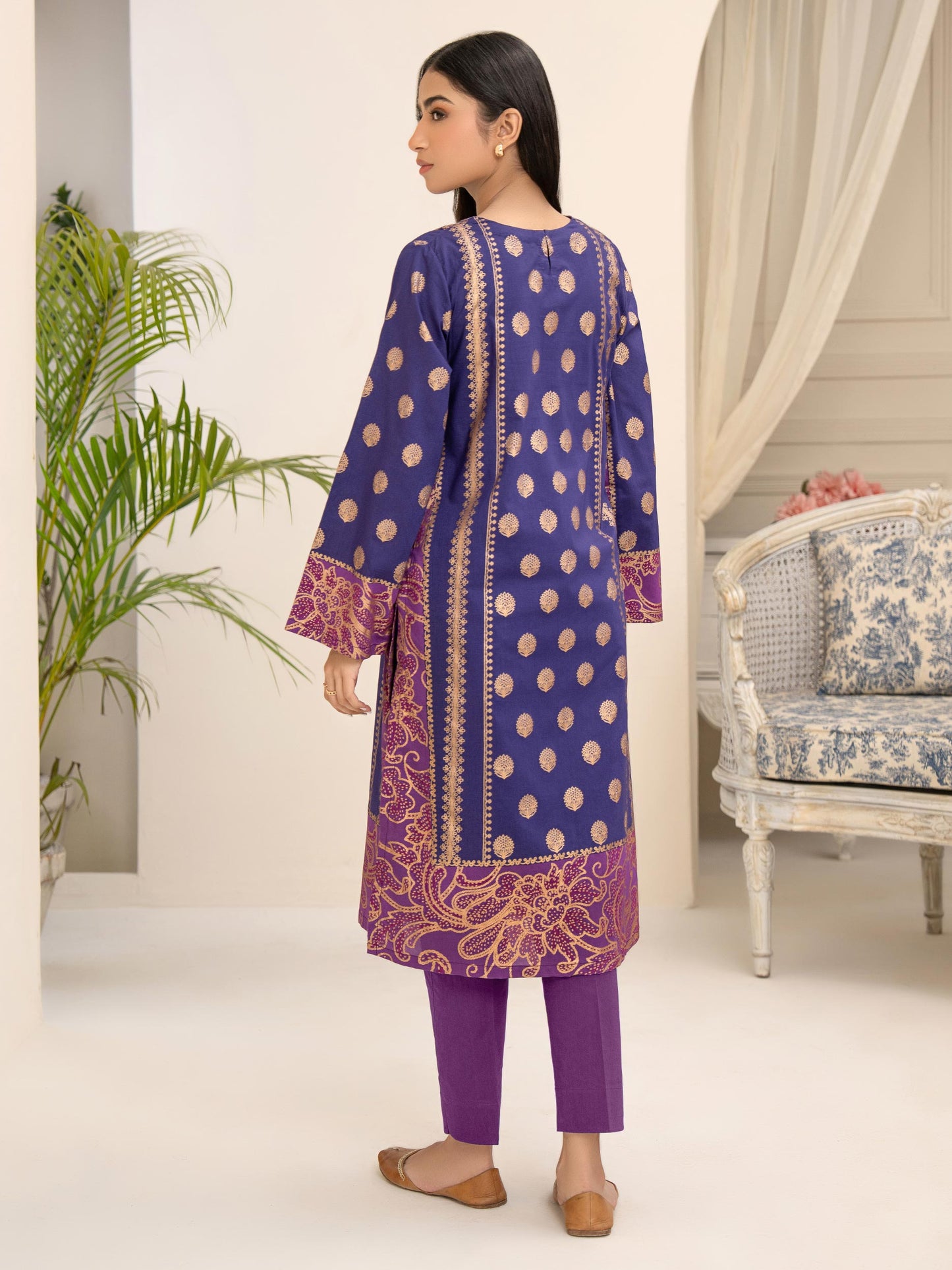 2 Piece Lawn Suit-Paste Print (Unstitched)