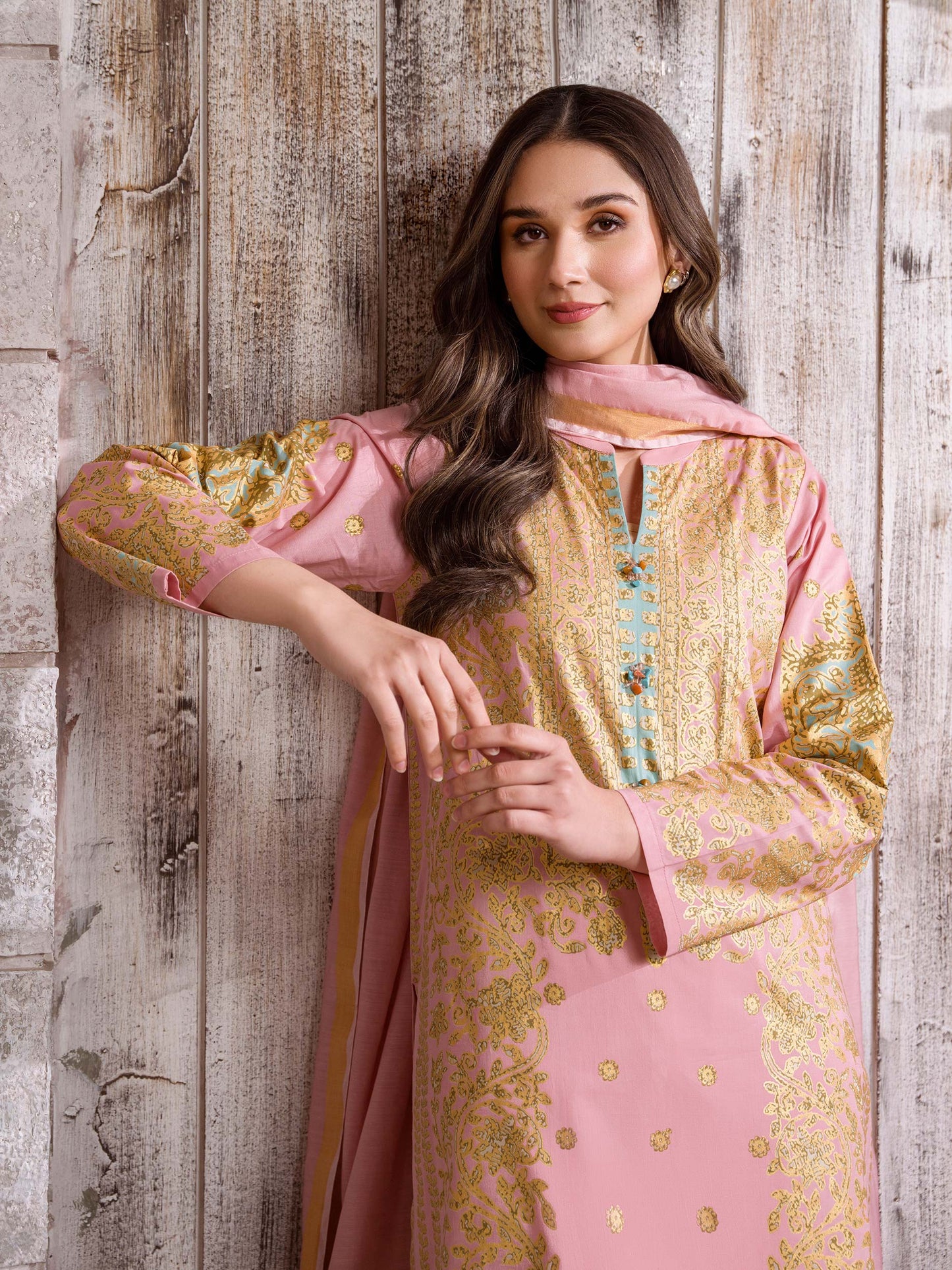 2 Piece Lawn Suit-Paste Print (Unstitched)