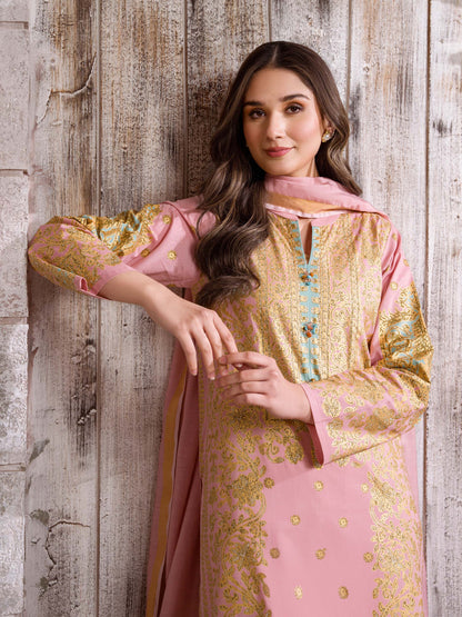 2 Piece Lawn Suit-Paste Print (Unstitched)
