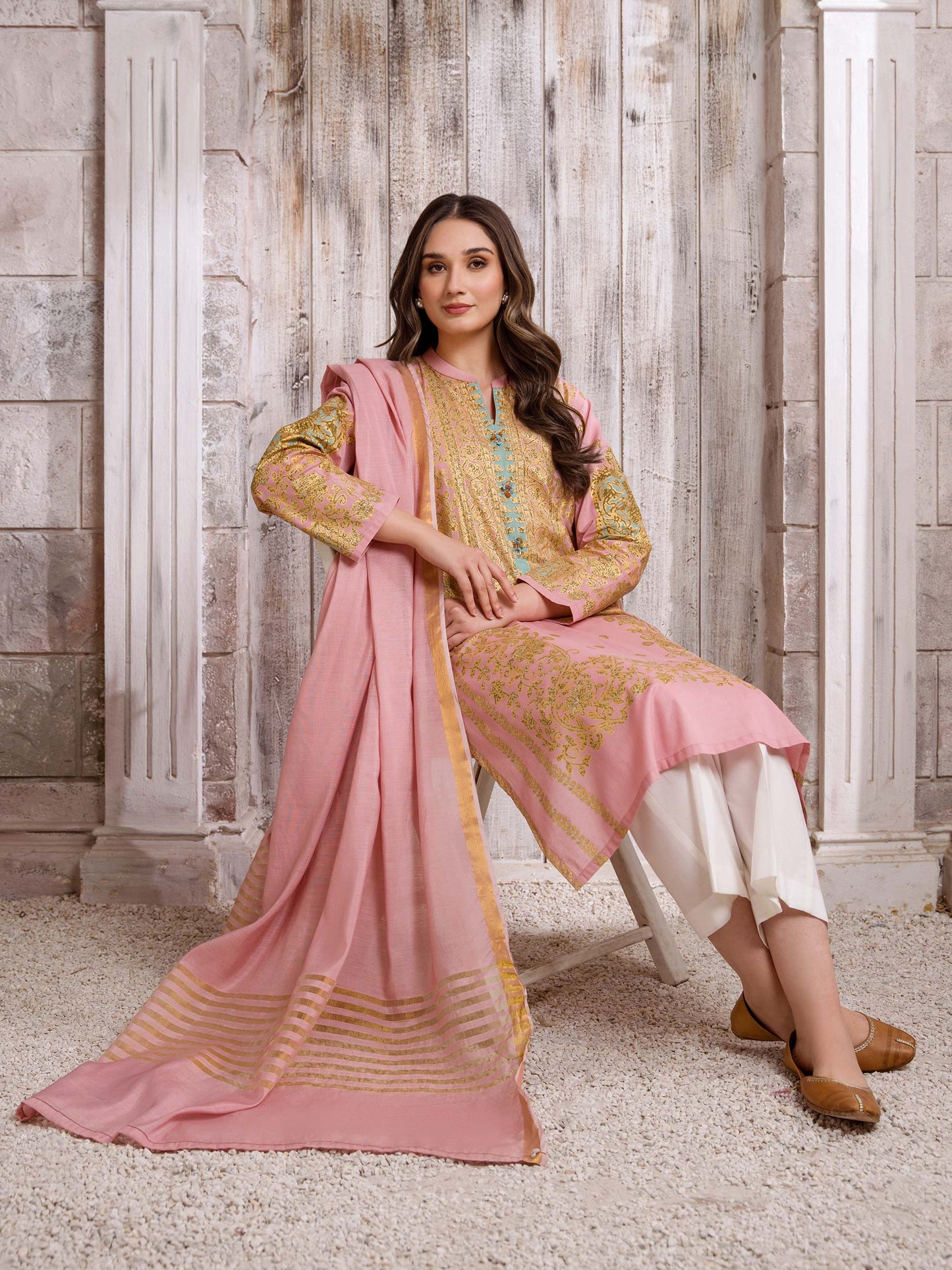 2 Piece Lawn Suit-Paste Print (Unstitched)