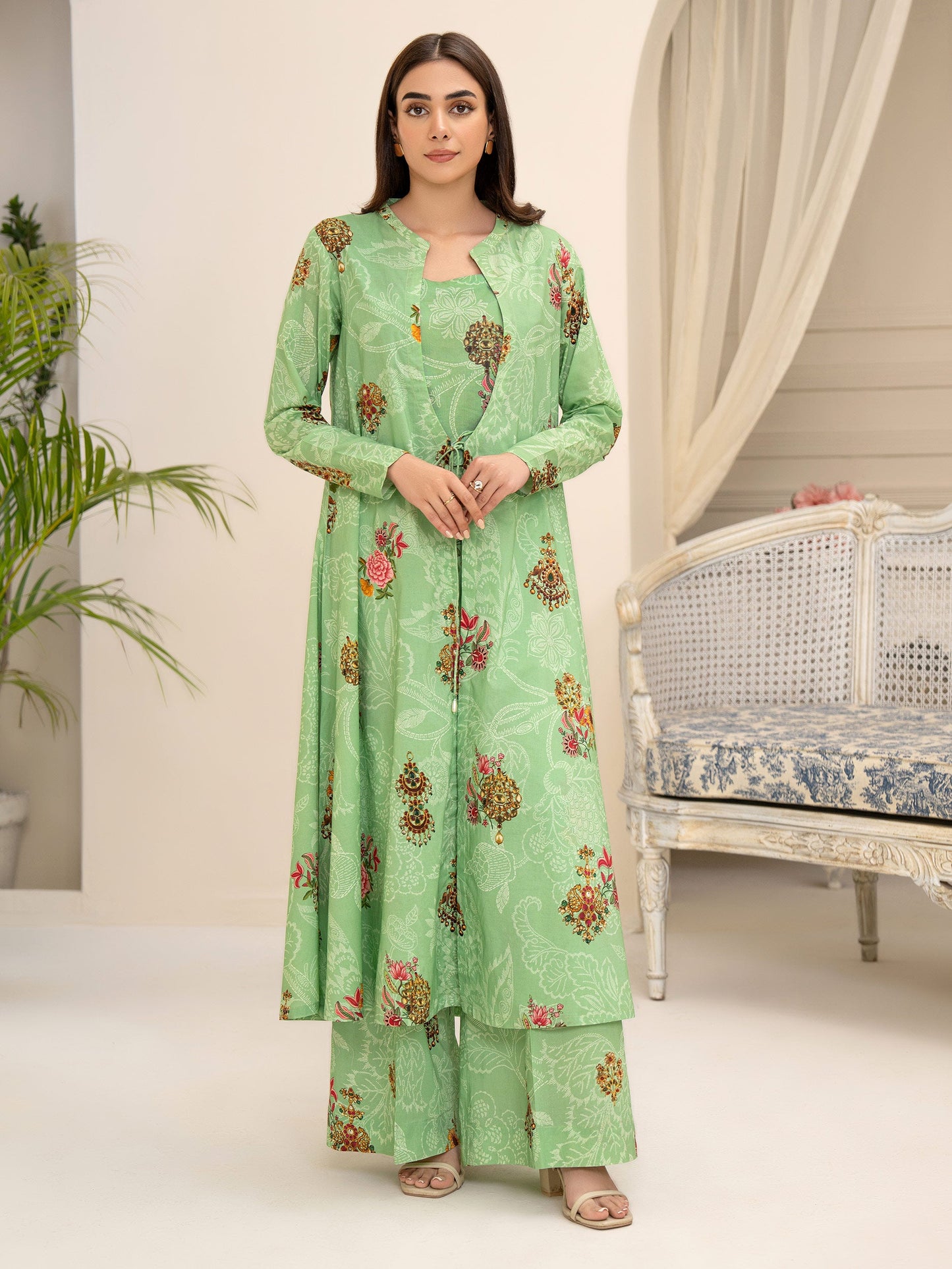 Lawn Shirt-Printed(Unstitched)