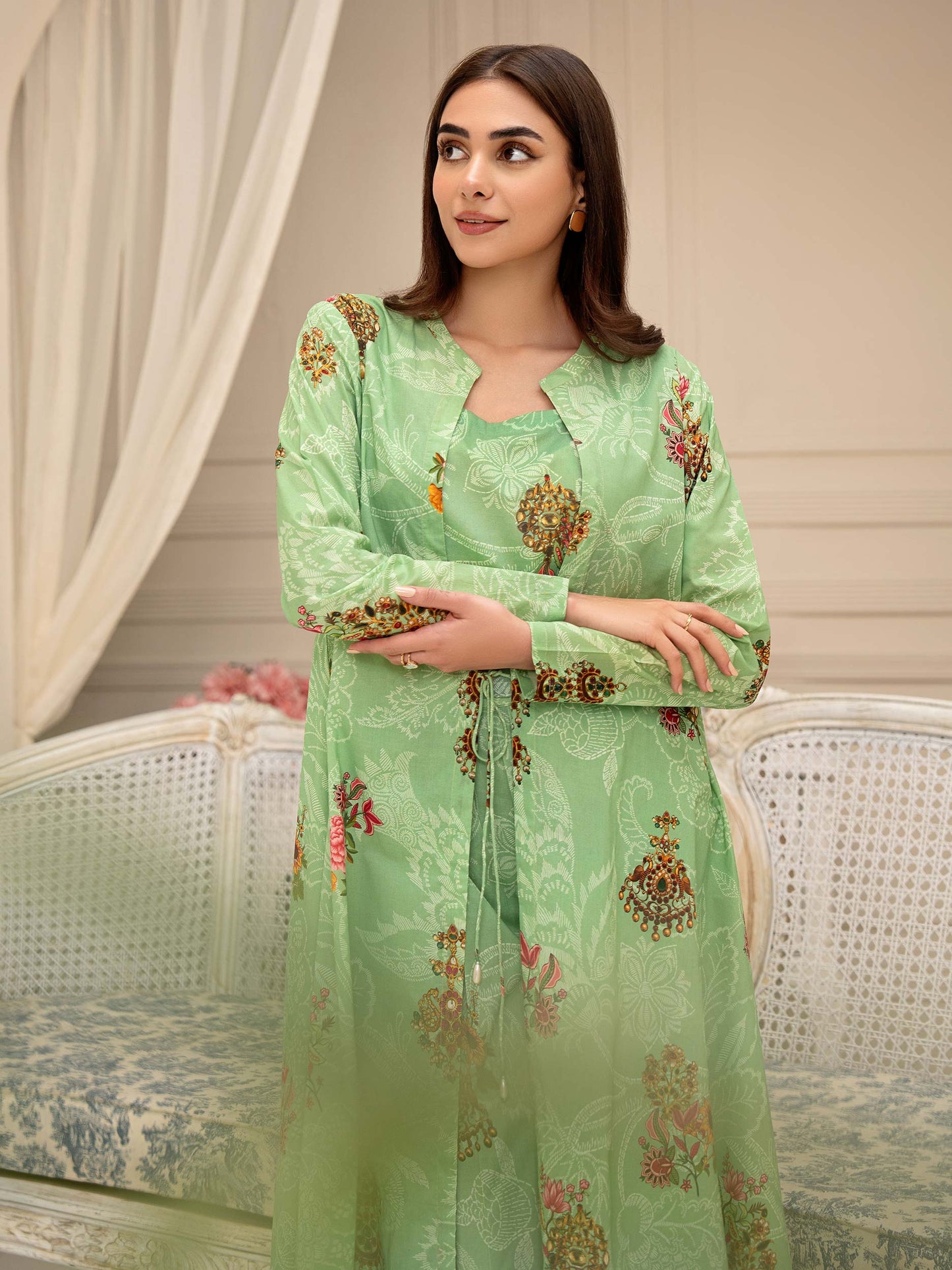 Lawn Shirt-Printed(Unstitched)