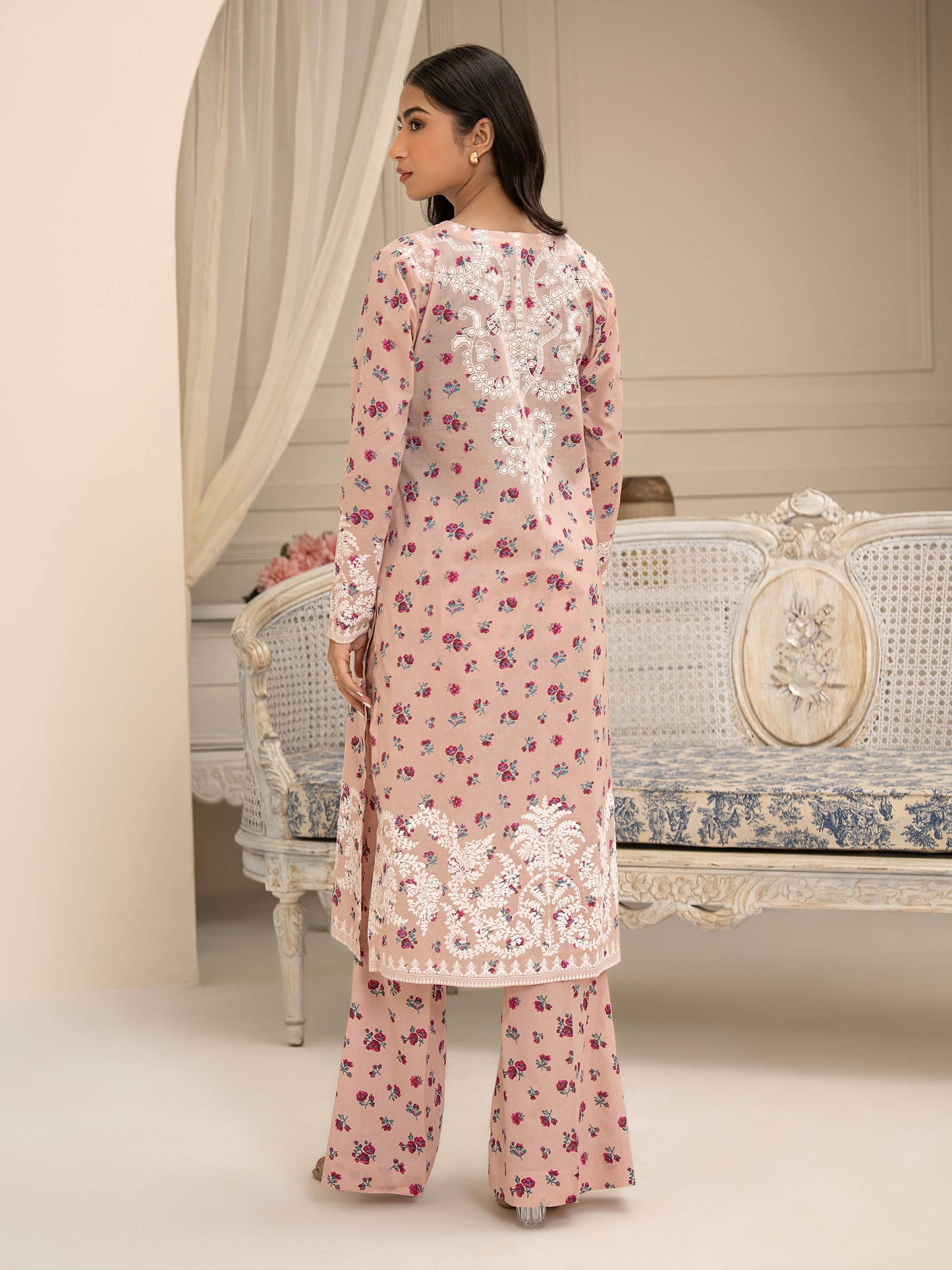 2 Piece Lawn Suit-Paste Print (Unstitched)