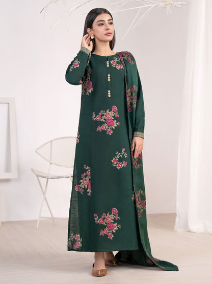 3 Piece Khaddar Suit-Paste Print(Unstitched)