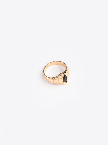 Textured Bold Ring Set