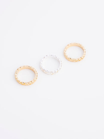 Engraved Ring Set