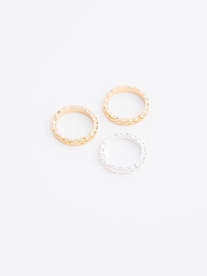Engraved Ring Set