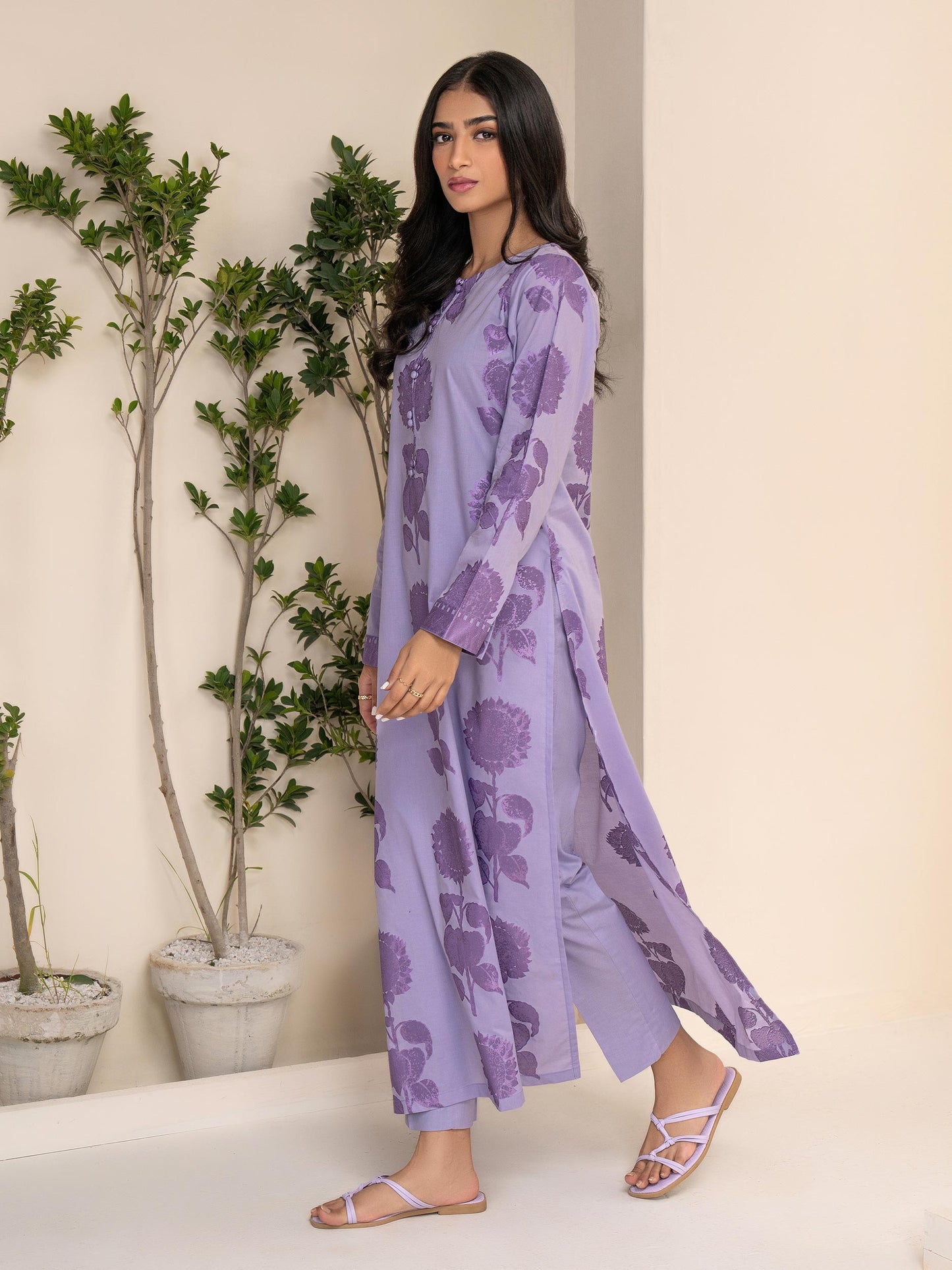 2 Piece Lawn Suit-Paste Print(Unstitched)