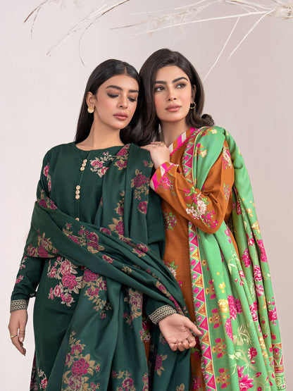 3 Piece Khaddar Suit-Paste Print(Unstitched)