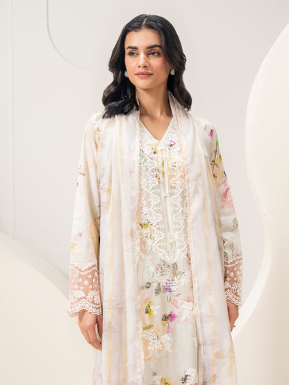 3 Piece Lawn Suit-Embroidered (Pret)