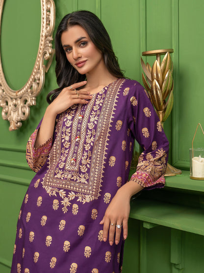 2 Piece Lawn Suit-Paste Print (Unstitched)