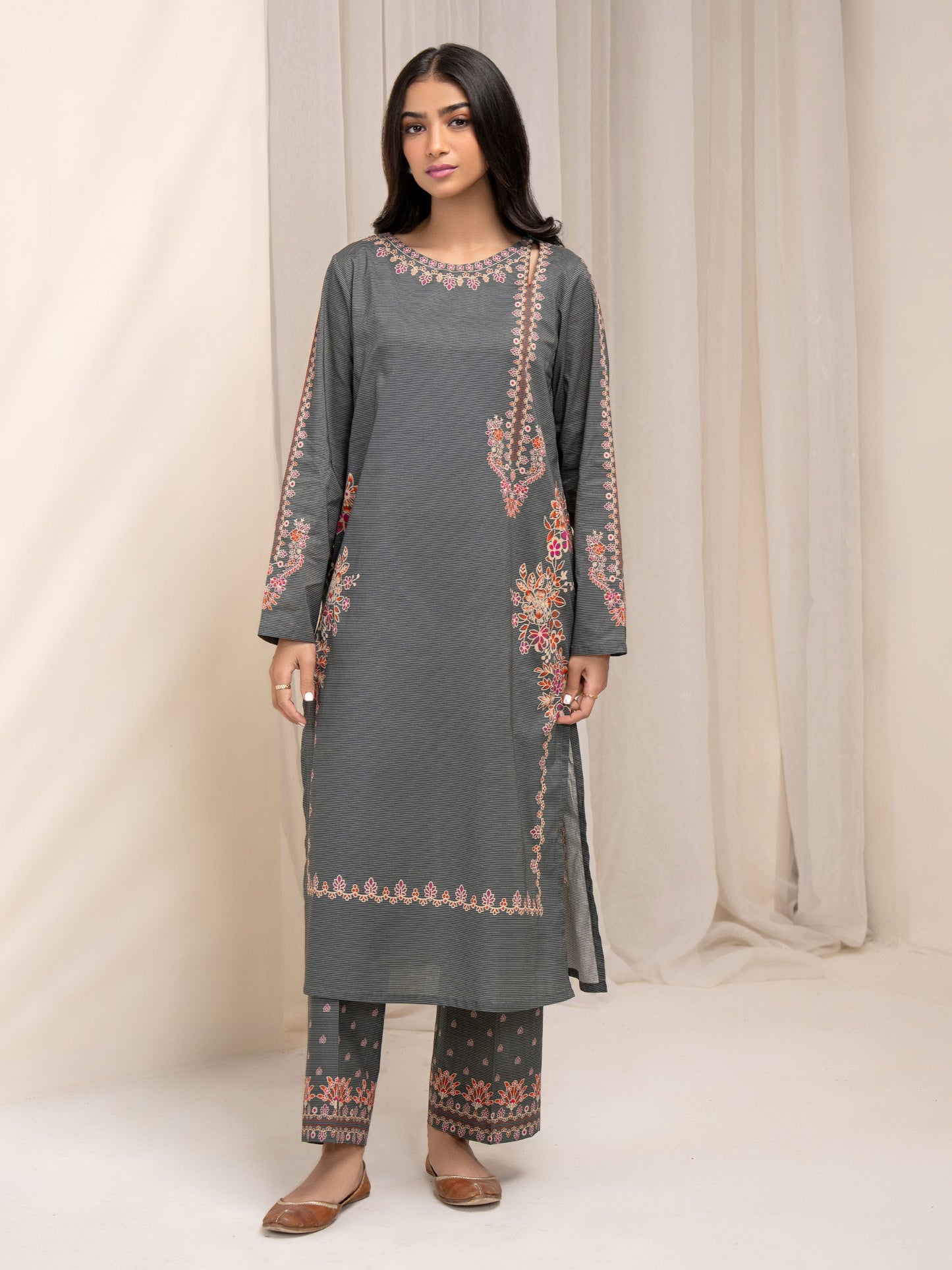 2 Piece Lawn Suit-Printed (Unstitched)