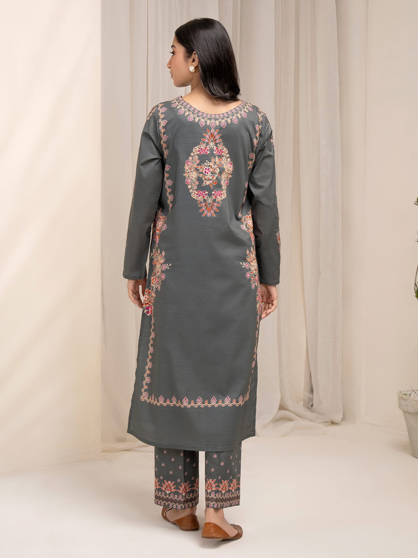 2 Piece Lawn Suit-Printed (Unstitched)