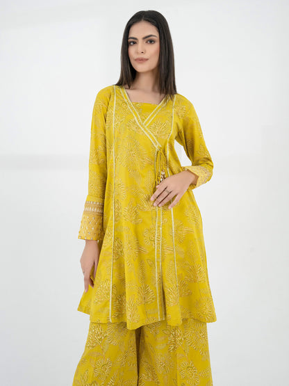 2 Piece Lawn Suit-Paste Print (Pret)