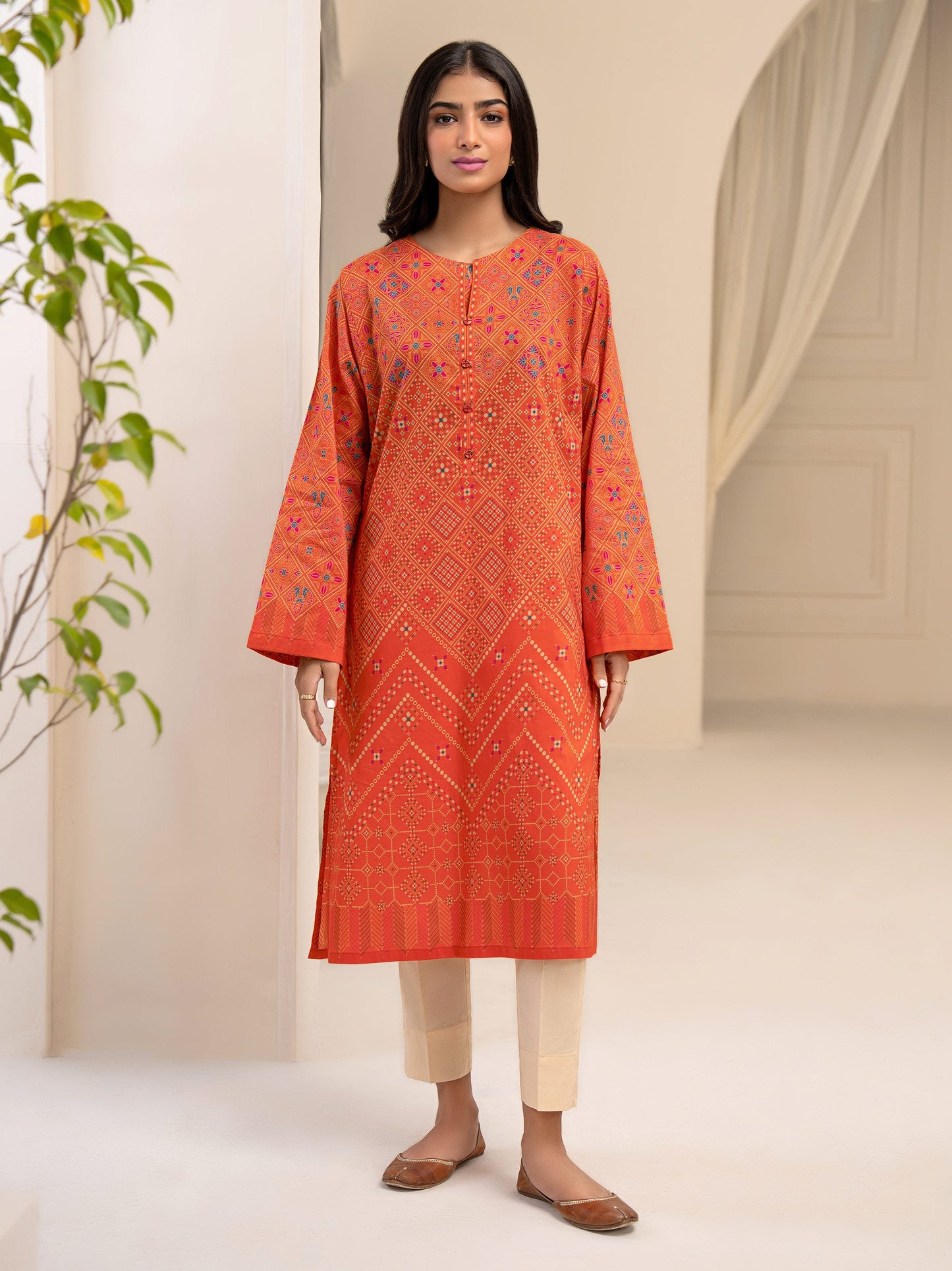 Lawn Shirt-Printed (Unstitched)