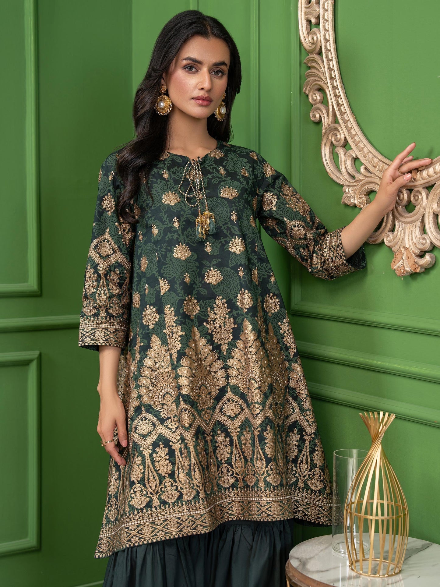 2 Piece Lawn Suit-Paste Print (Unstitched)