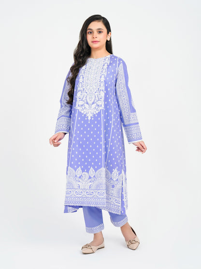 2 Piece Cambric Suit-Paste Print