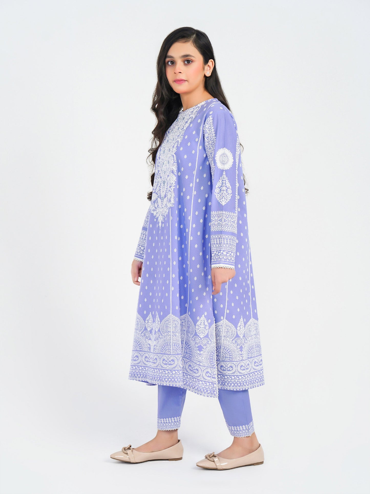 2 Piece Cambric Suit-Paste Print