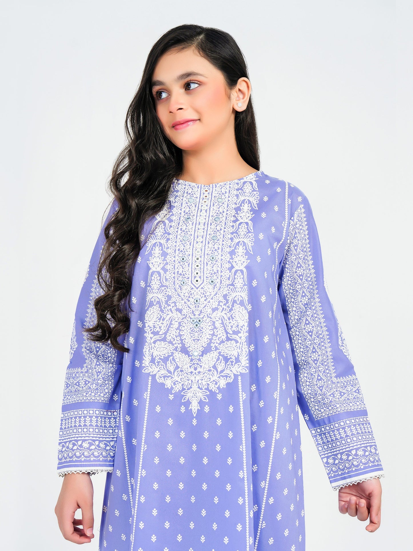 2 Piece Cambric Suit-Paste Print