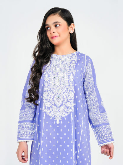 2 Piece Cambric Suit-Paste Print
