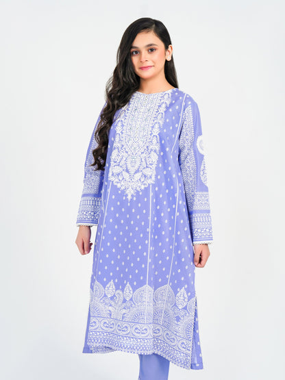2 Piece Cambric Suit-Paste Print