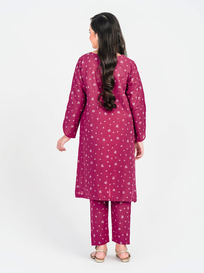 2 Piece Khaddar Suit-Embroidered