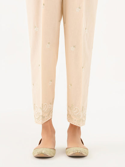 Cambric Trouser-Embroidered (Pret)