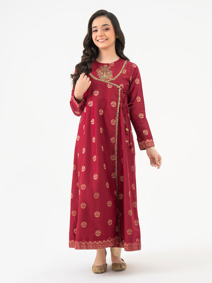 Jacquard Shirt-Embroidered (Pret)