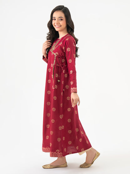 Jacquard Shirt-Embroidered (Pret)