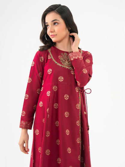 Jacquard Shirt-Embroidered (Pret)