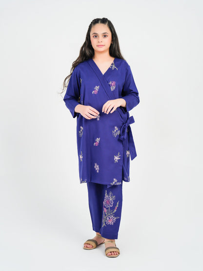 2 Piece Khaddar Suit-Embroidered