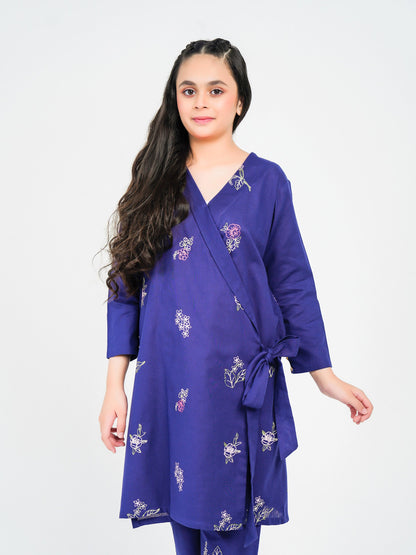 2 Piece Khaddar Suit-Embroidered