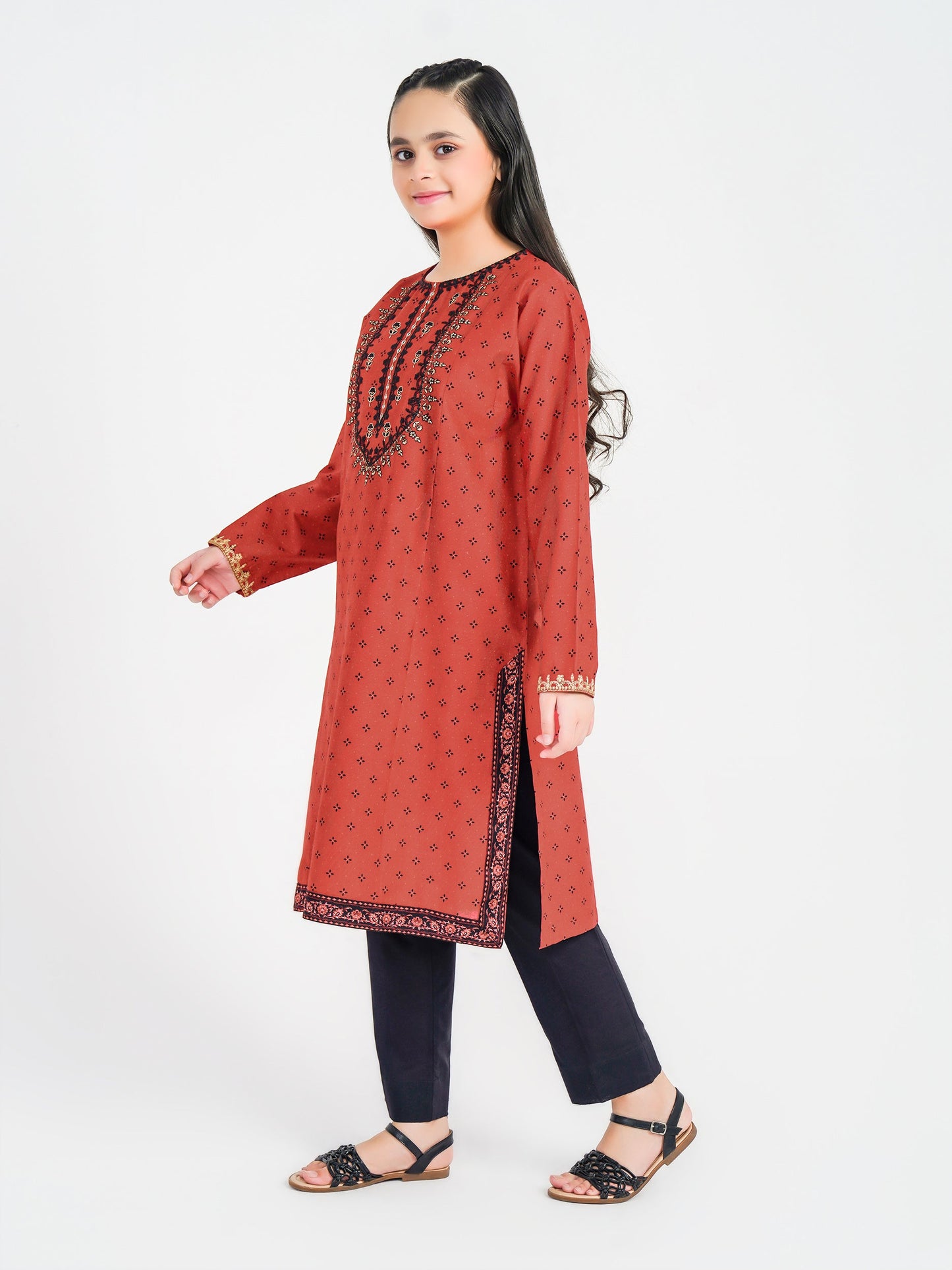 Winter Cotton Shirt-Embroidered