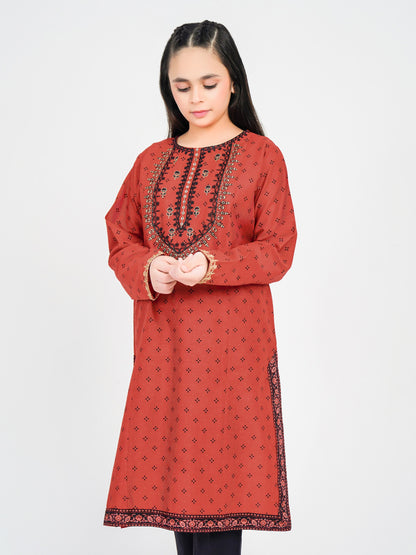 Winter Cotton Shirt-Embroidered
