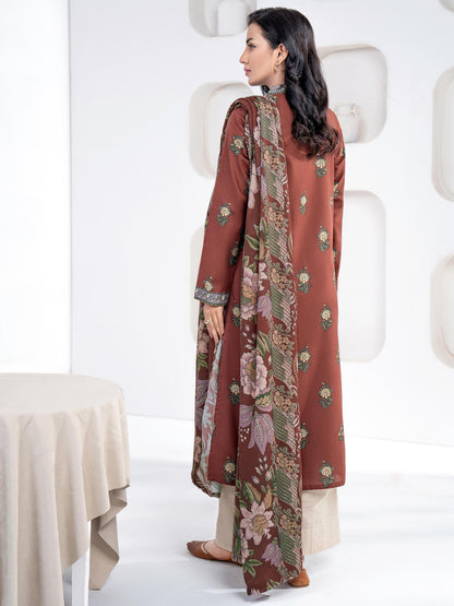 2 Piece Khaddar Suit-Printed(Unstitched)