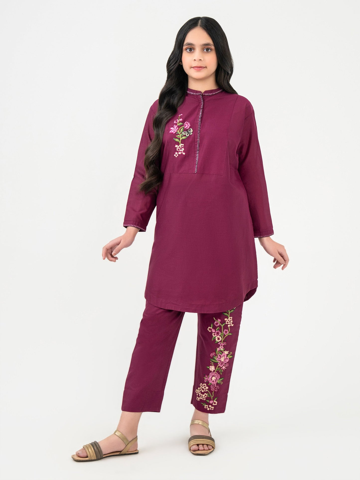 2 Piece Lawn Suit-Embroidered(Pret)