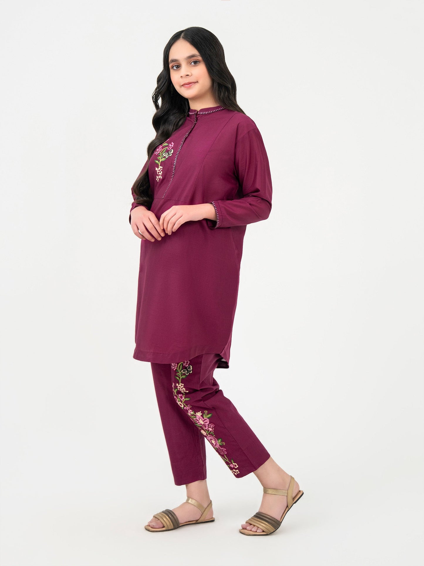 2 Piece Lawn Suit-Embroidered(Pret)