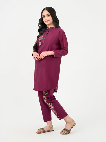 2 Piece Lawn Suit-Embroidered(Pret)